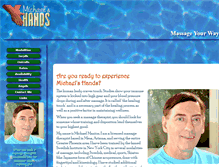 Tablet Screenshot of michaelshands.com